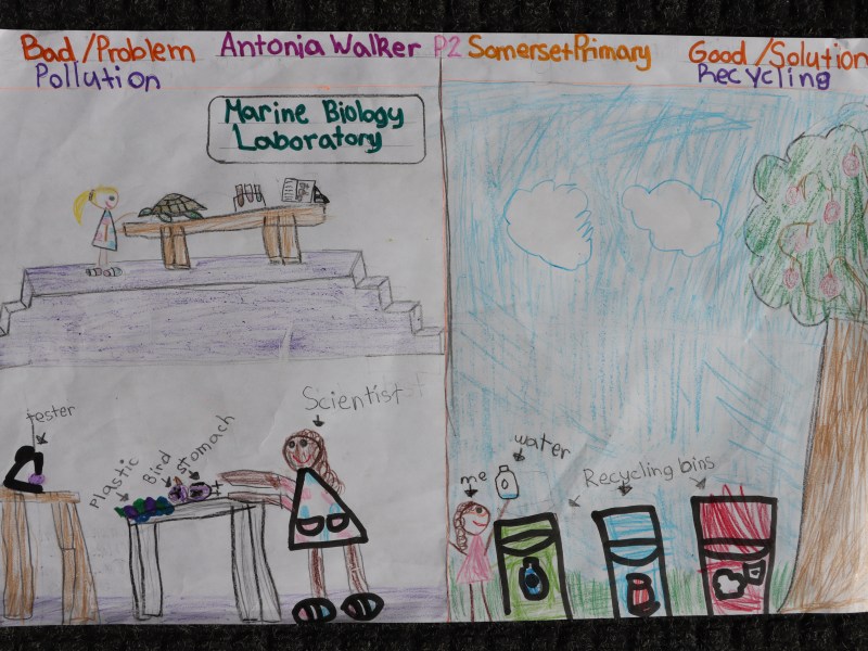 Art Contest Submission about plastic pollution