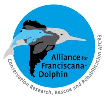 Logo: Map of South America with dolphins and 'Alliance for Franciscana Dolphin' text.